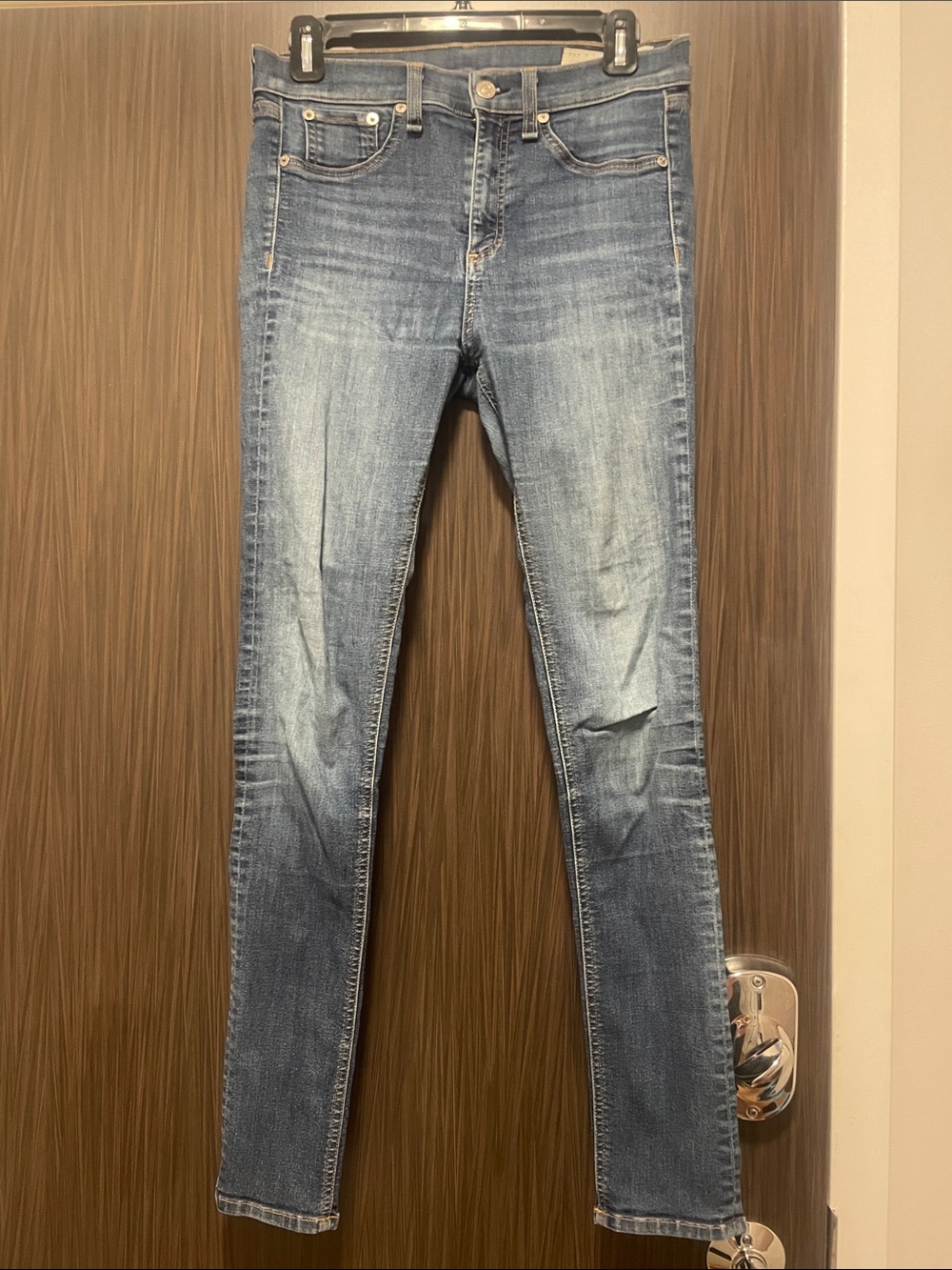 Rag & Bone, Classic Light Wash Skinny Jeans